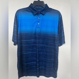 🔥BEN HOGAN PERFORMANCE Men’s BLUE Polo Golf Shirt SIZE MEDIUM